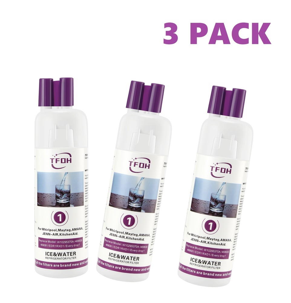 For Refriger²ator Ice Replacement For W10295²370A EDR1²RXD1 Filter 1 9081（3PACK）