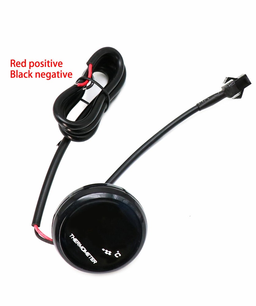 Motorcycle LCD Digital Thermometer Water Temperature Sensor Gauge Display