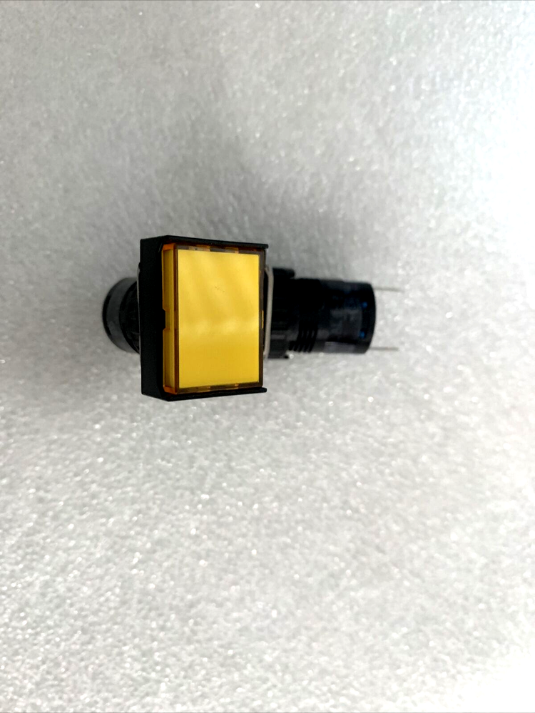 AL6H-P3PY 16mm PANEL MOUNT INDICATOR PILOT LIGHT YELLOW IDEC SNAP IN ( 1 EA)