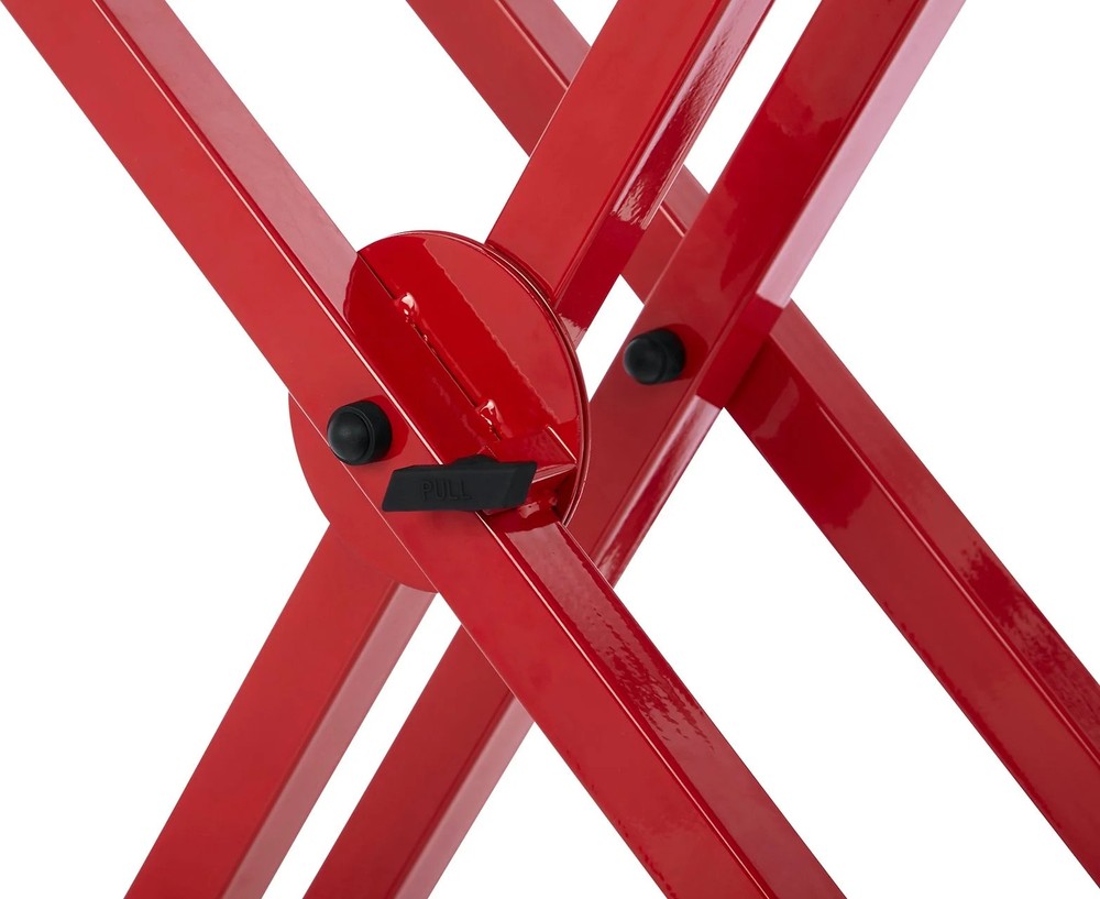 Gator 2 Tier X Style Keyboard Stand; Red