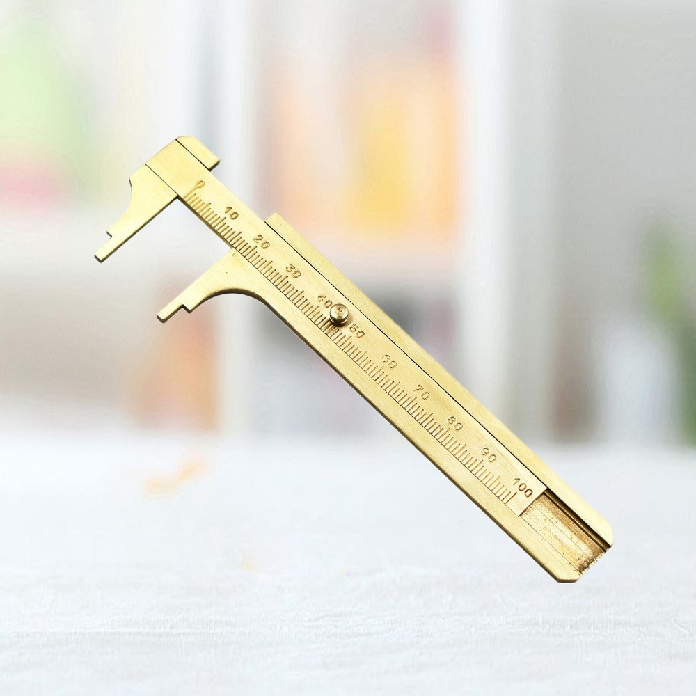 Gauge Digital Caliper Double Scale Brass Pocket Caliper