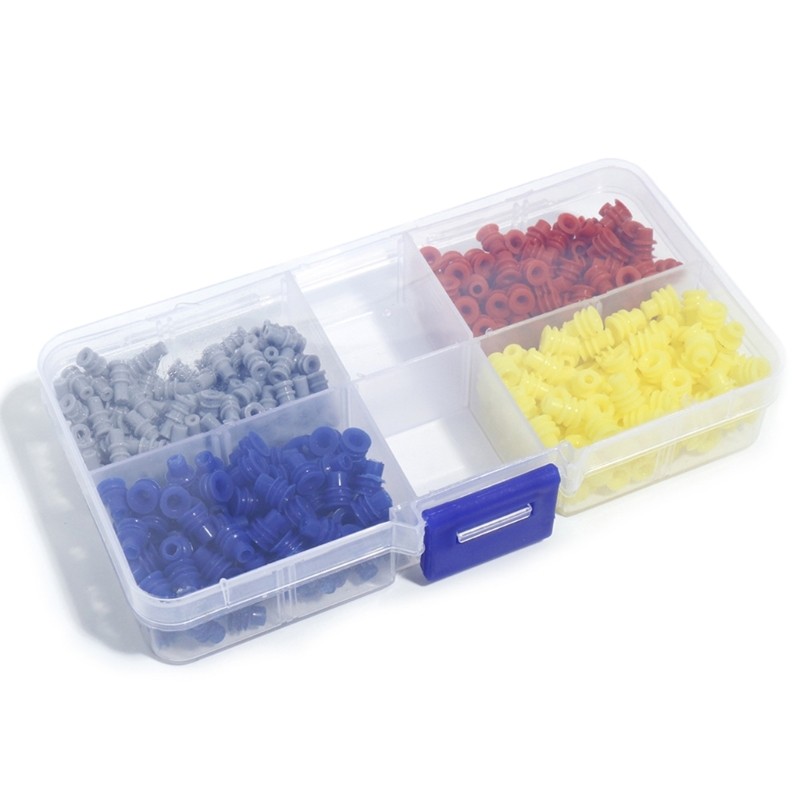 Silicone Rubber Cable Sealing Seal Plugs set for Waterproof Electrical