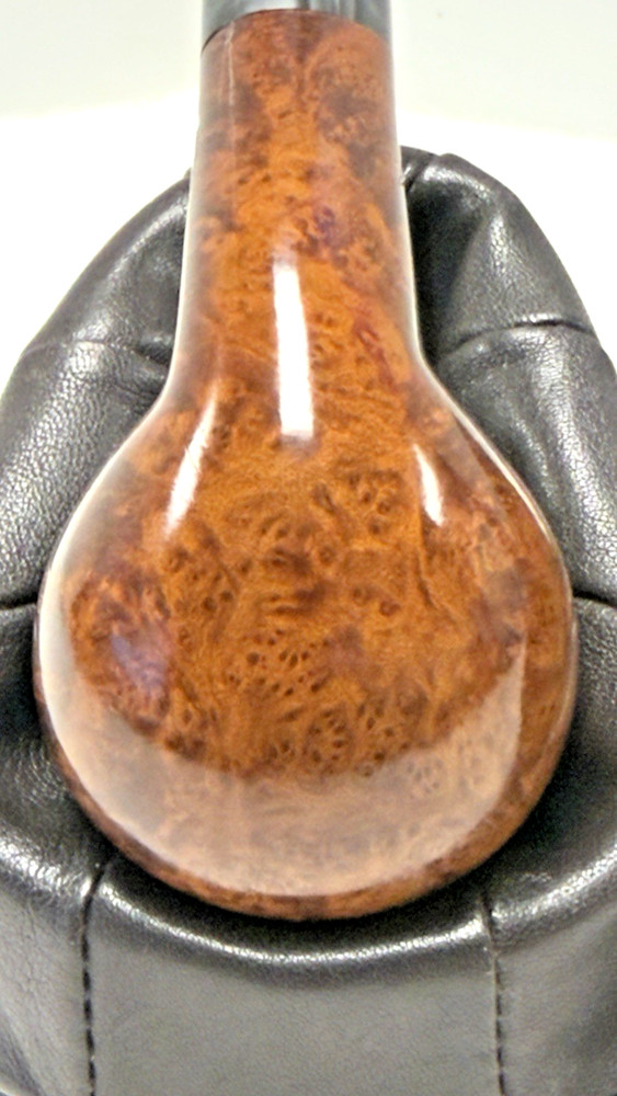 THE BRIAR WORKSHOP Stowe Vermont Smooth Straight Grain Danish Style Bent Egg *