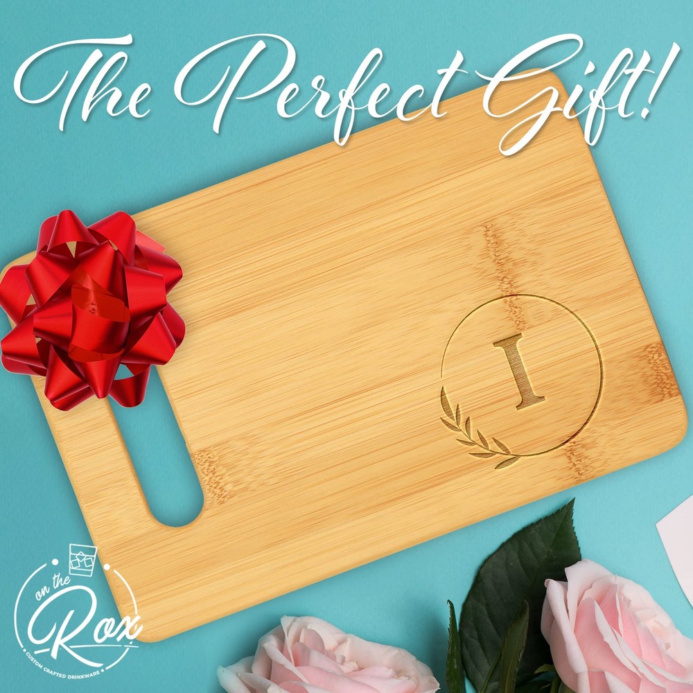 Personalized Cutting Boards - Small Monogrammed Engraved Cutting Board (I) - ...
