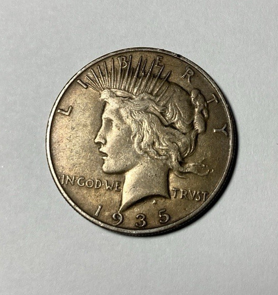 1935-S Peace Dollar Choice Original XF