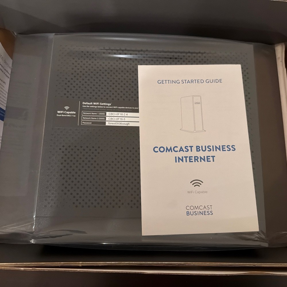 Comcast Business internet modem/router gateway Technicolor