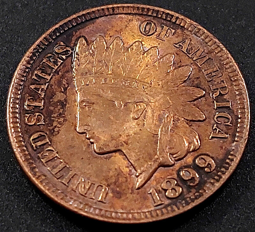 1899 Indian Head Cent! Sharp details!