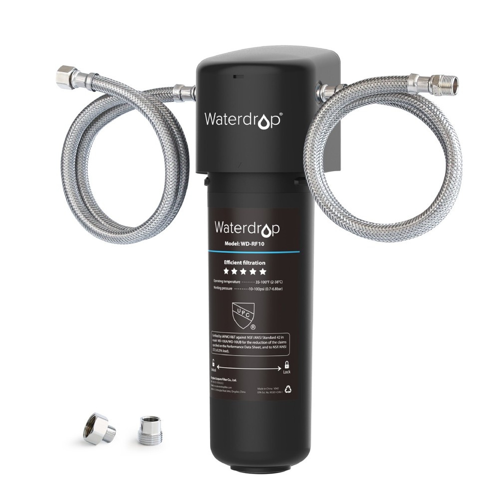 Waterdrop 10UA Under Sink Water Filter System,8K Gallons High Chlorine Reduction