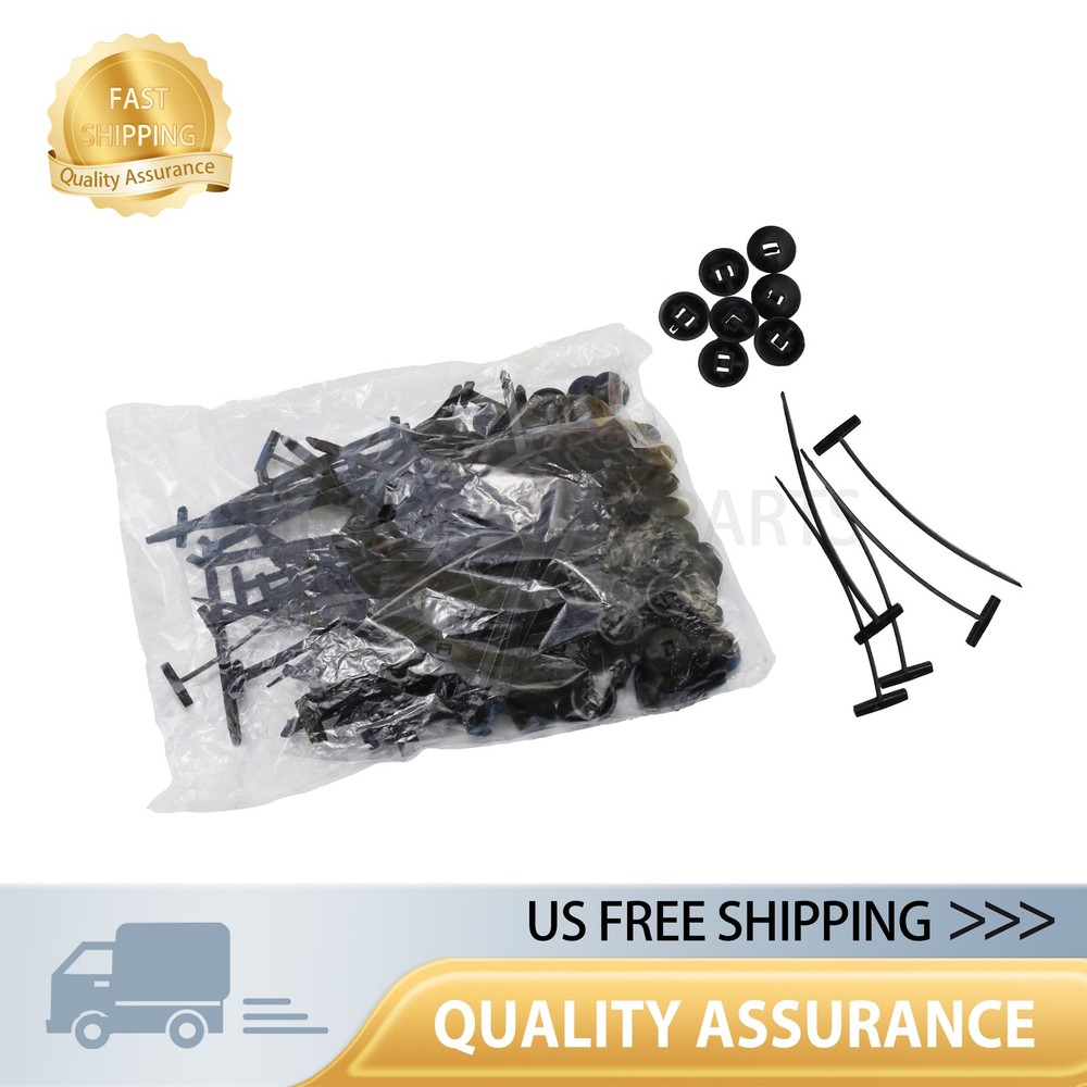 100PCS Heavy Duty Nylon Cable Ties Self-Locking Zip Ties Multi-Purpose US