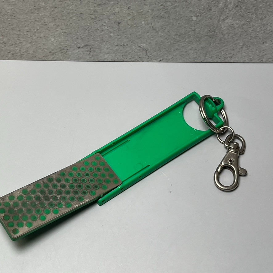 DMT Diamond Machining Technology Sharpening Tools Green Keychain