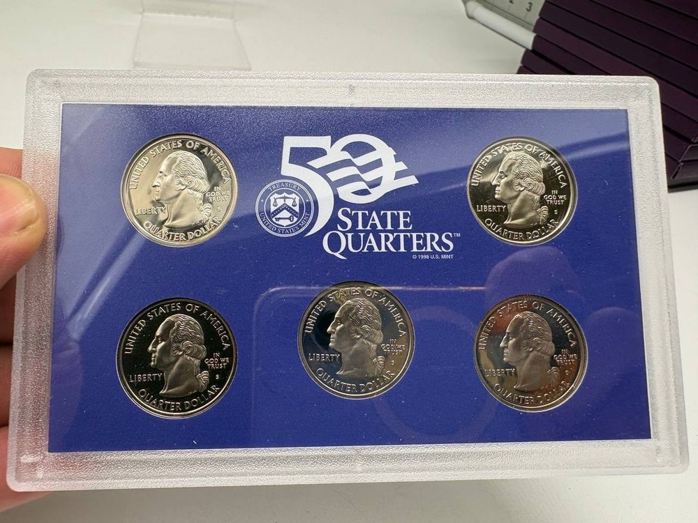 US Mint 2000 State Quarters Proof Set with COA