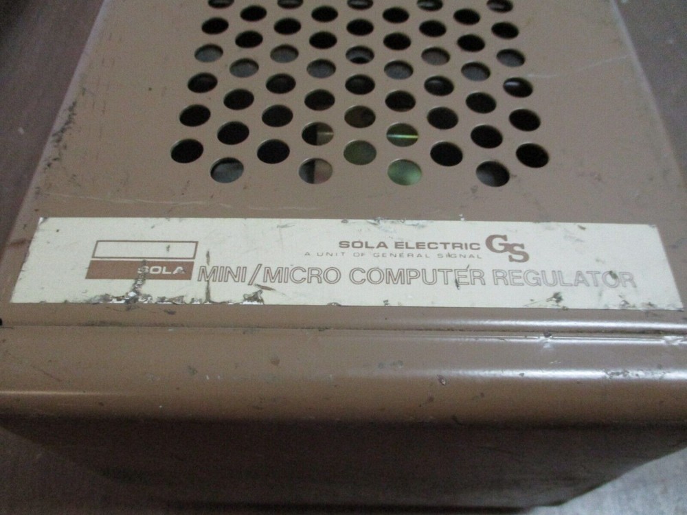 Sola Mini/Micro Computer Regulator Type 43 Used
