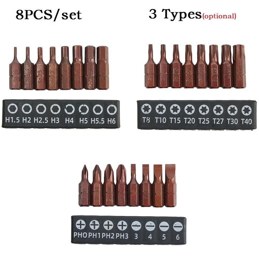 Screwdriver Bits Hand Tools PH PH0 PH1 PH2 PH3 SL3 SL5 Screwdriver Bits