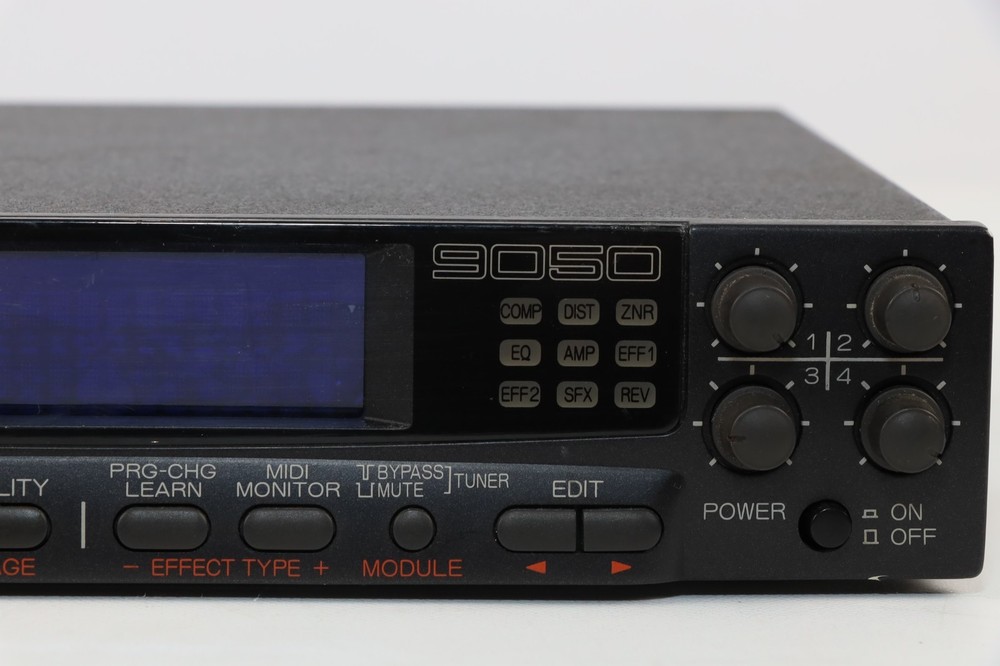 Zoom 9050 9030 Advanced Instrument Effects Processor Repaired W/Adapter