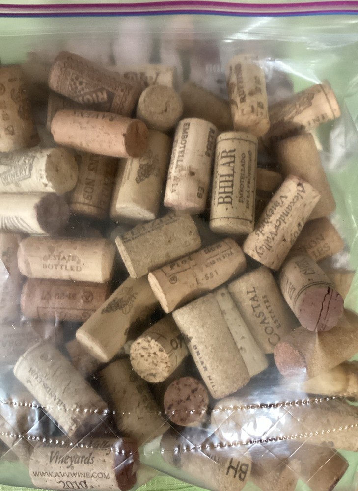 100 Natural Used Wine Corks for Crafts