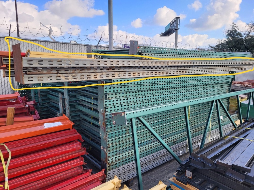 Pallet rack shelving , for vertical use , Grey 192"x42"