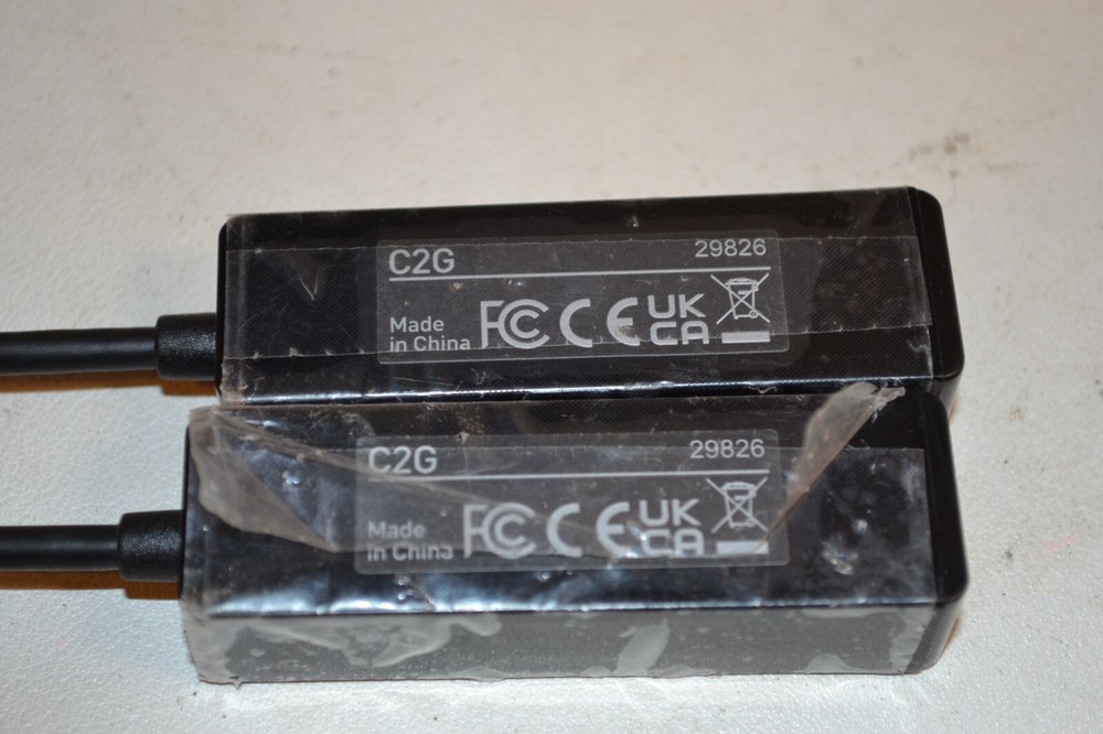 2 Pack - C2G USB C to Ethernet Adapter - Network Adapter #29826