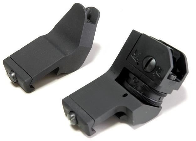 Tactical 45 Degree Offset Back Up Sights Rapid Transition BUIS