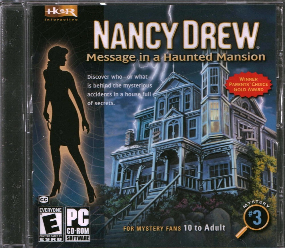 Nancy Drew: Message in a Haunted Mansion #3 (CD-ROM Game, Her Interactive)