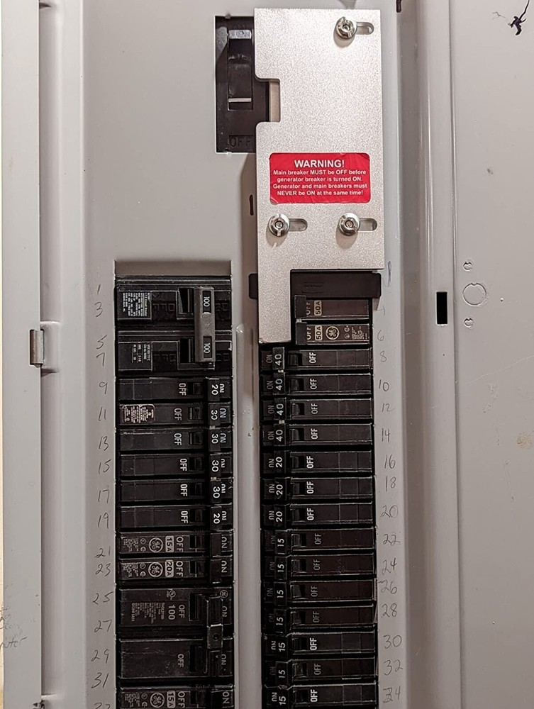 Generator Interlock Kit for GE Electrical Vertical Main Breaker 150A/ 200A Panel