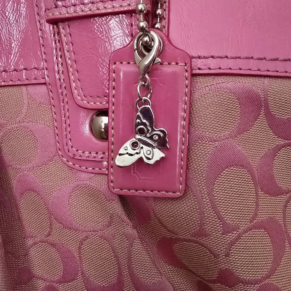 Coach mini butterfly charm