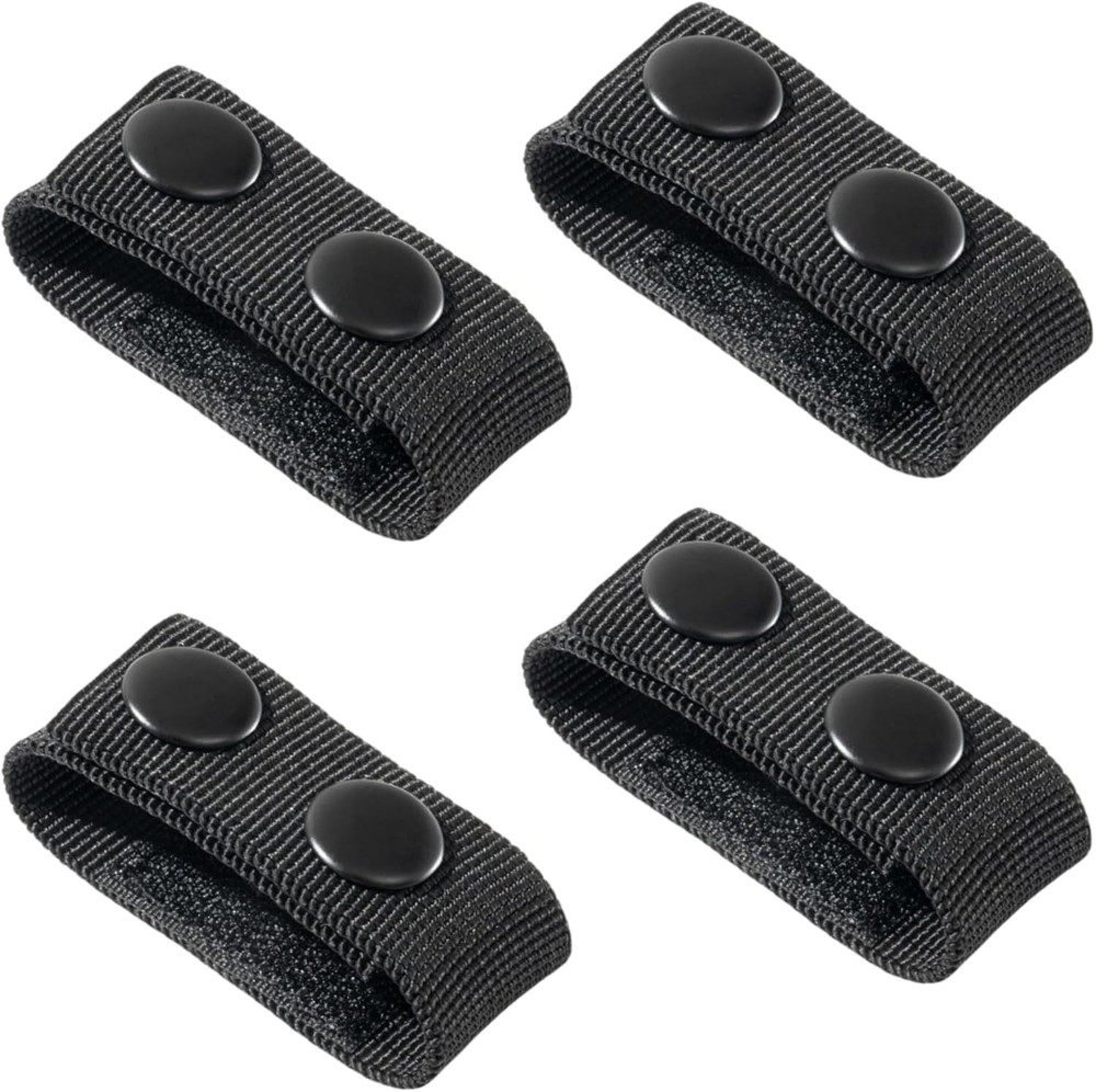Multi-Functional Tactical Belt Loop Keepers - Snaps for Professionals, Pack of 4