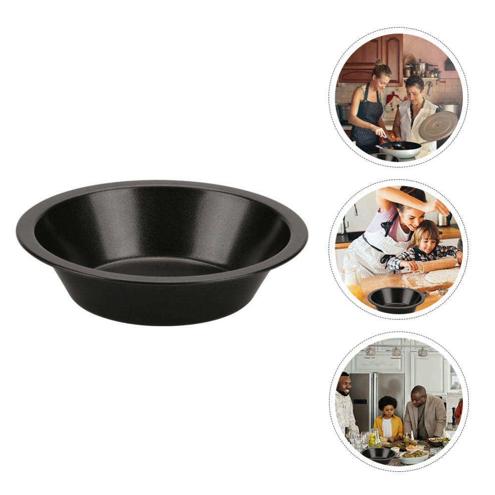 2pcs Bakeware Pizza Tray Round Non-stick Baking Pan Baking Tools