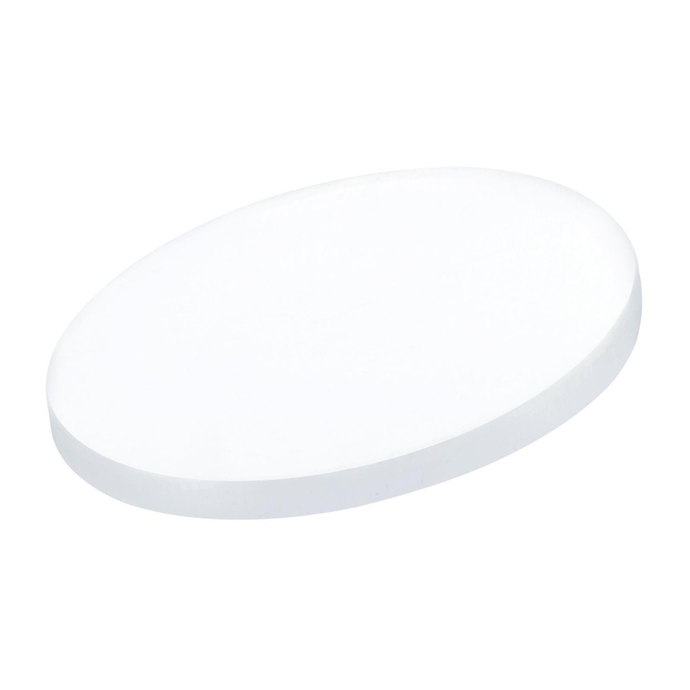 8pcs Silicone Rubber Sheet Gaskets 40mm OD 3mm Thick Round Solid Washer, White