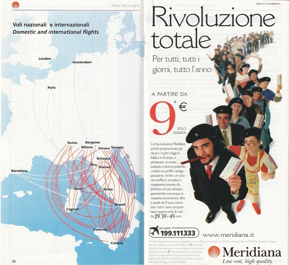 Meridiana timetable 2003/03/30
