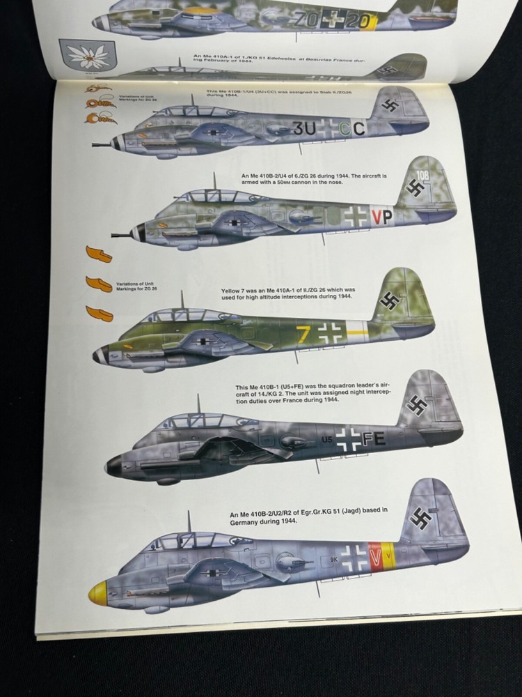 Messerschmitt Me 210/410 In Action Book