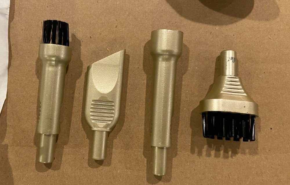 Tec Vac Computer Vacuum Cleaner Cordless W/ Attachments Light