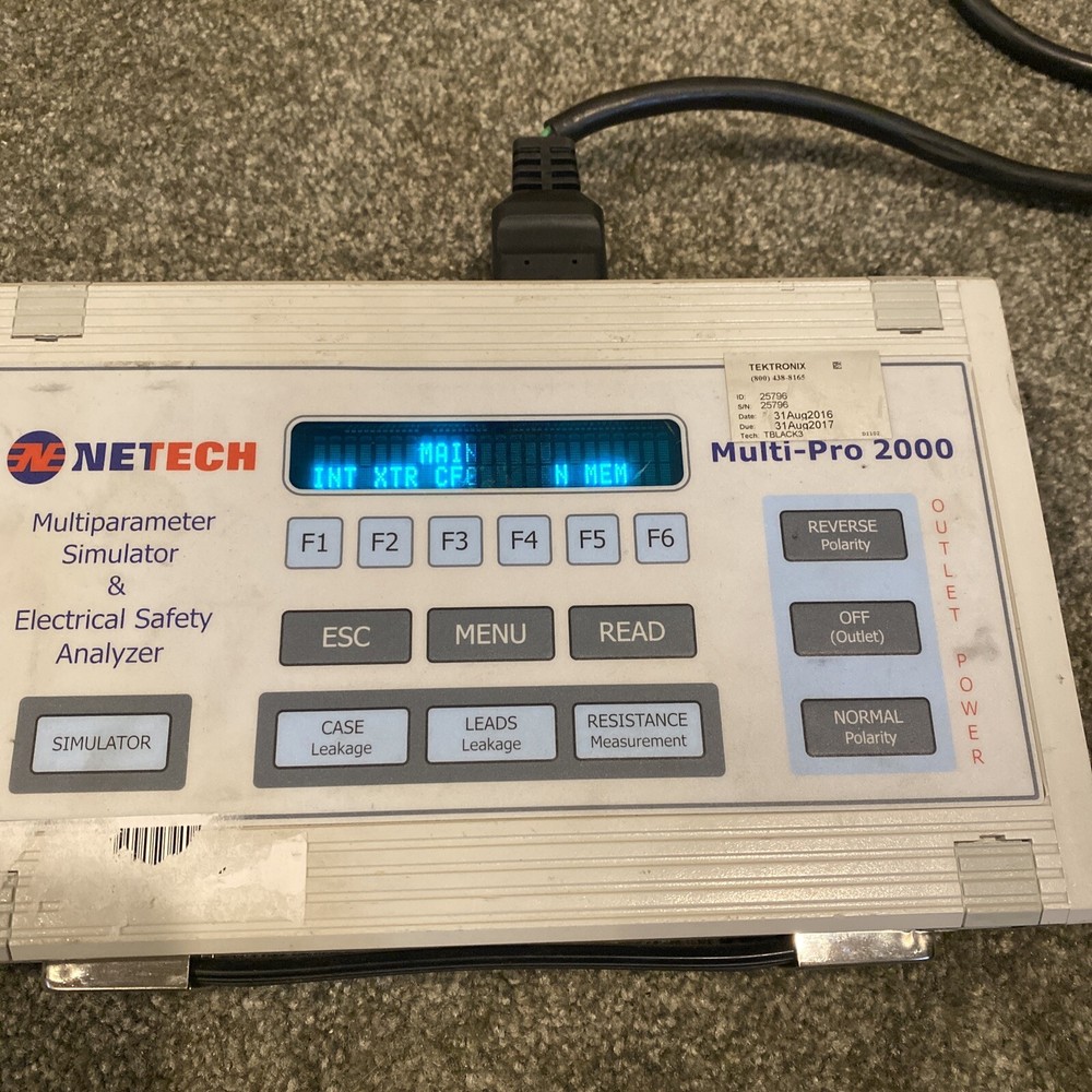 Netech Multi-Pro 2000 Biomed Tester Analyzer EXCELLENT WORKING!