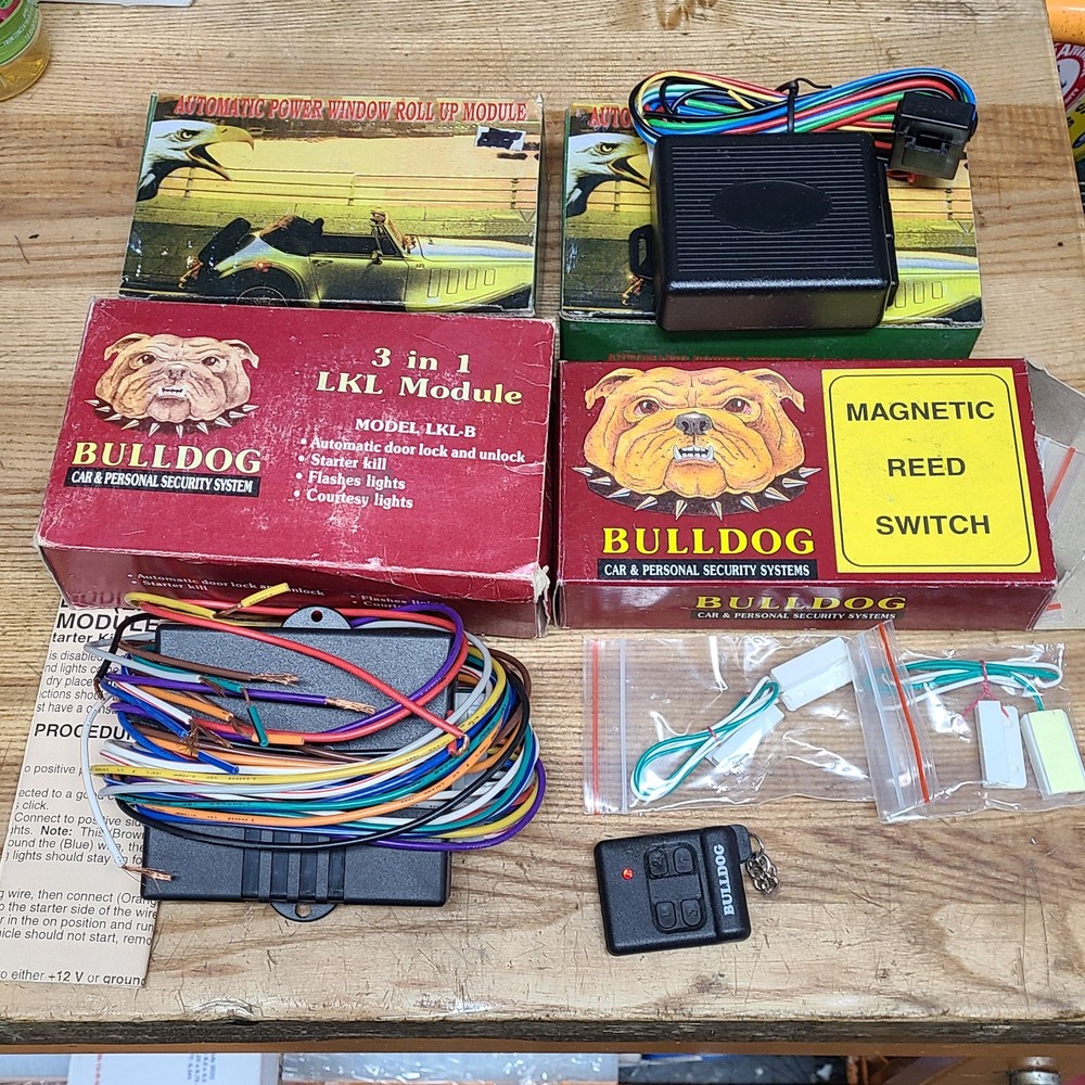 Bulldog Remote Security System 3 In 1 Module Reed Switch Power Windows LKL-B