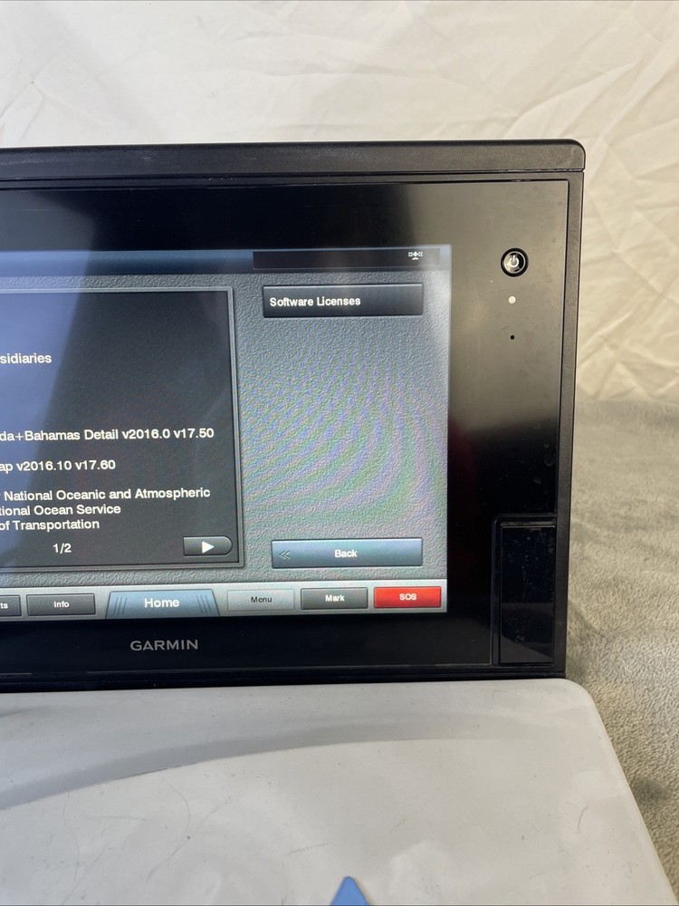 Garmin GPSMAP 7610xsv 10" Multi-Touch Chartplotter Display * Tested * W/ Cover