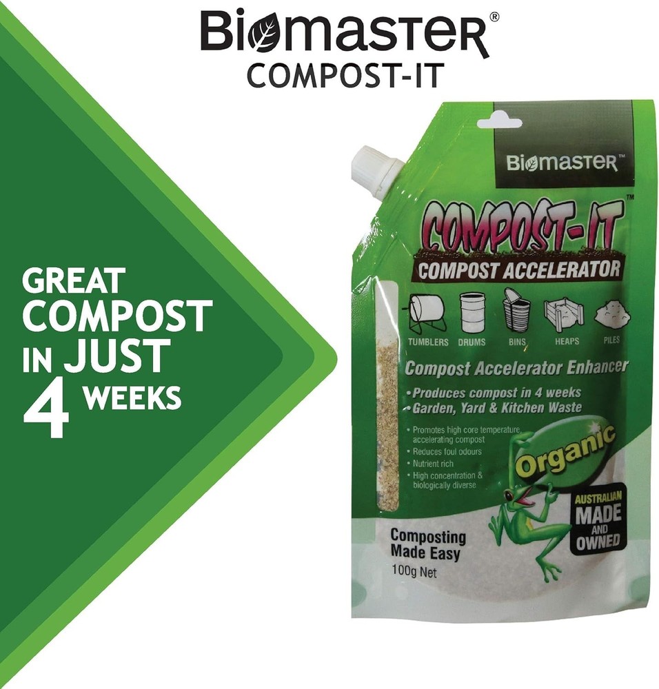 Compost-It 100g Accelerator for Efficient Composting - Ideal for Kitchen Scraps