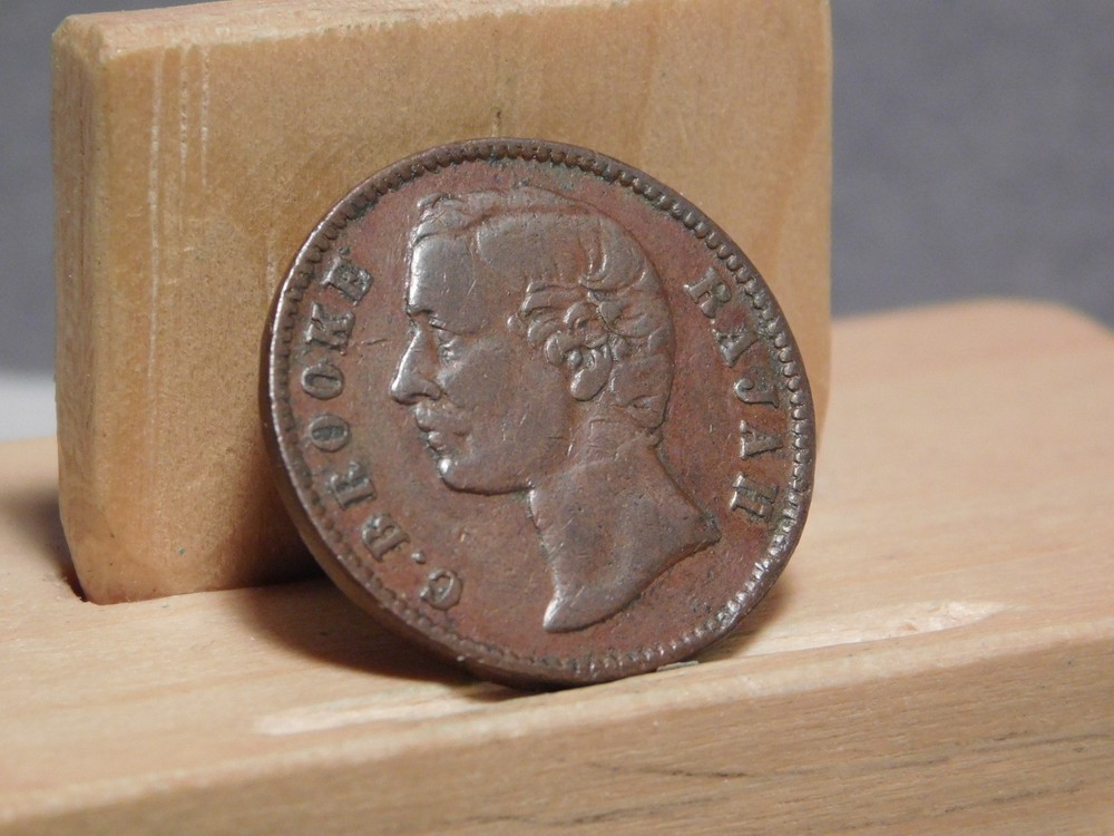 Sarawak half penny 1870