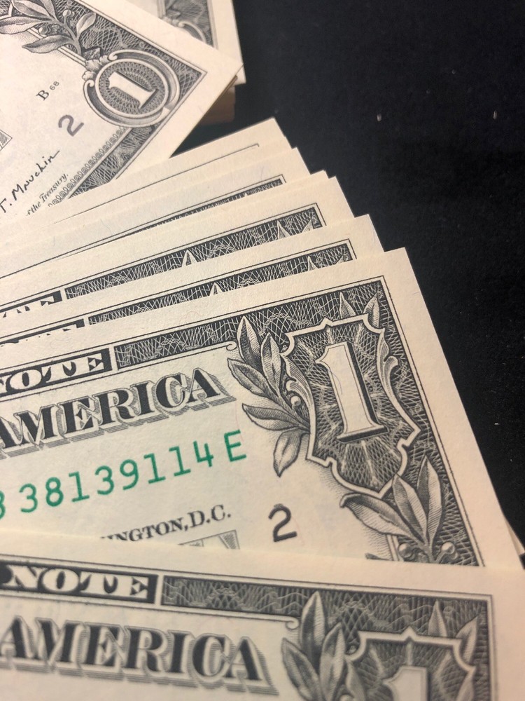 $1 2017 1 B - E BLOCK (w) New York CU. From A Pack