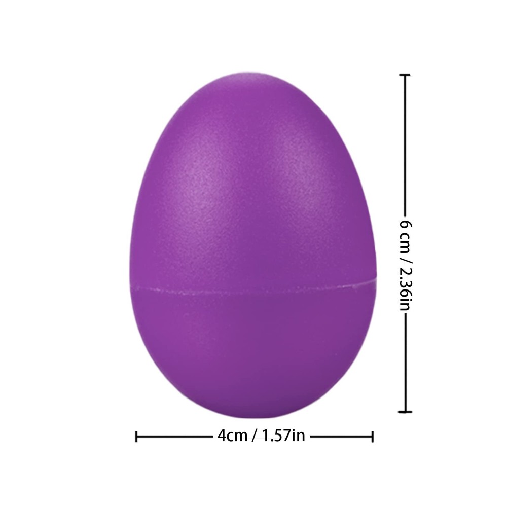 COCOMOON Egg Shakers Musical Instruments for Small, 10 Colors 40pcs