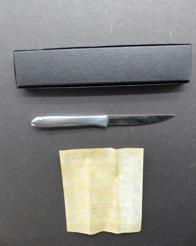 BARTEAUX Paring Knife NOS pixie bird & trout