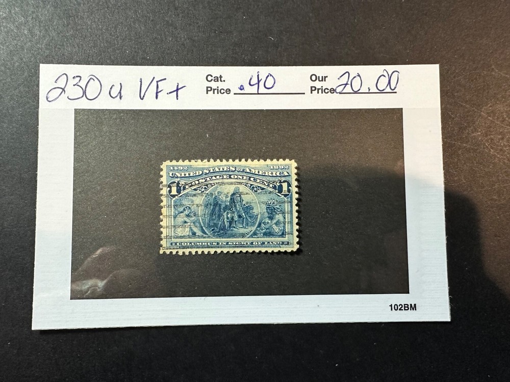 Scott #  230  VF+     2024 Scott Catalogue Value $ 0.40