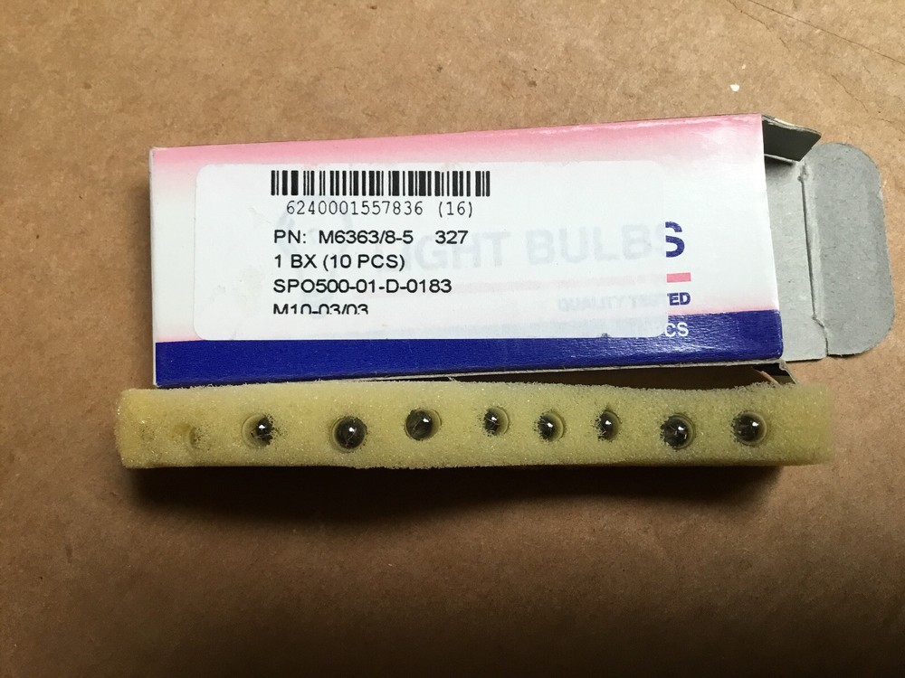 327 Miniature Lamp Bulb 10 each