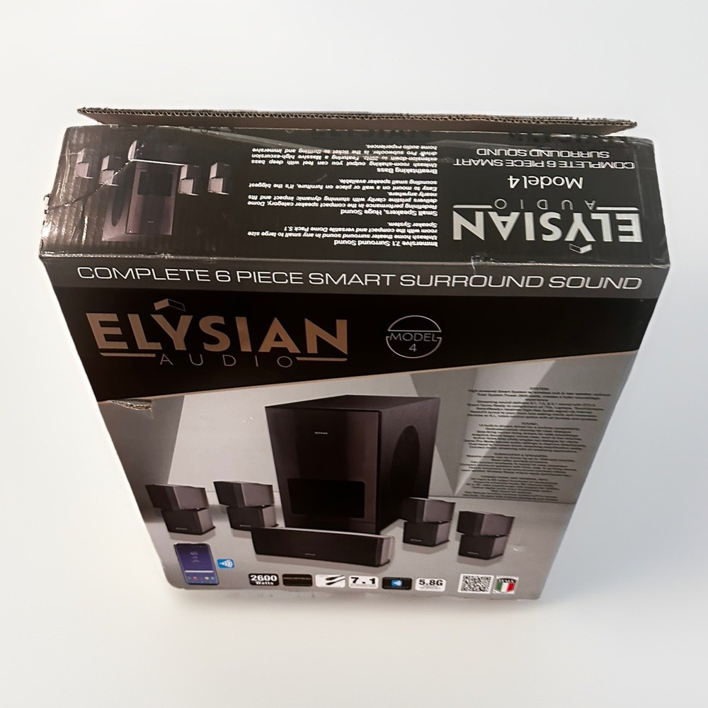 Elysian Audio Model 4 Home Theater System Open Box Never Used