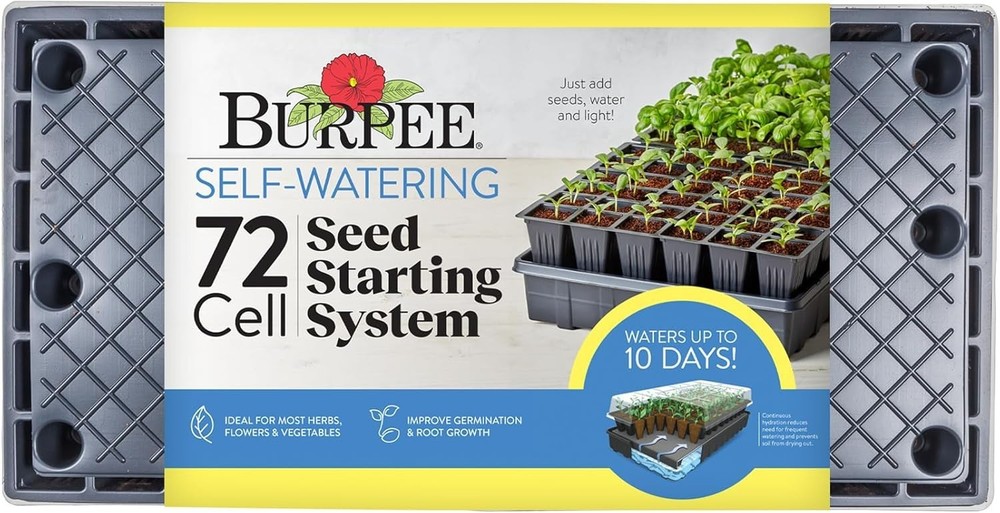 Self-Watering Seed Starter Tray, 72 Cells