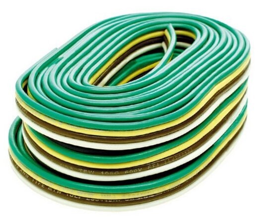 Towpower 85205 4-Way Bonded Trailer Wiring,Multi