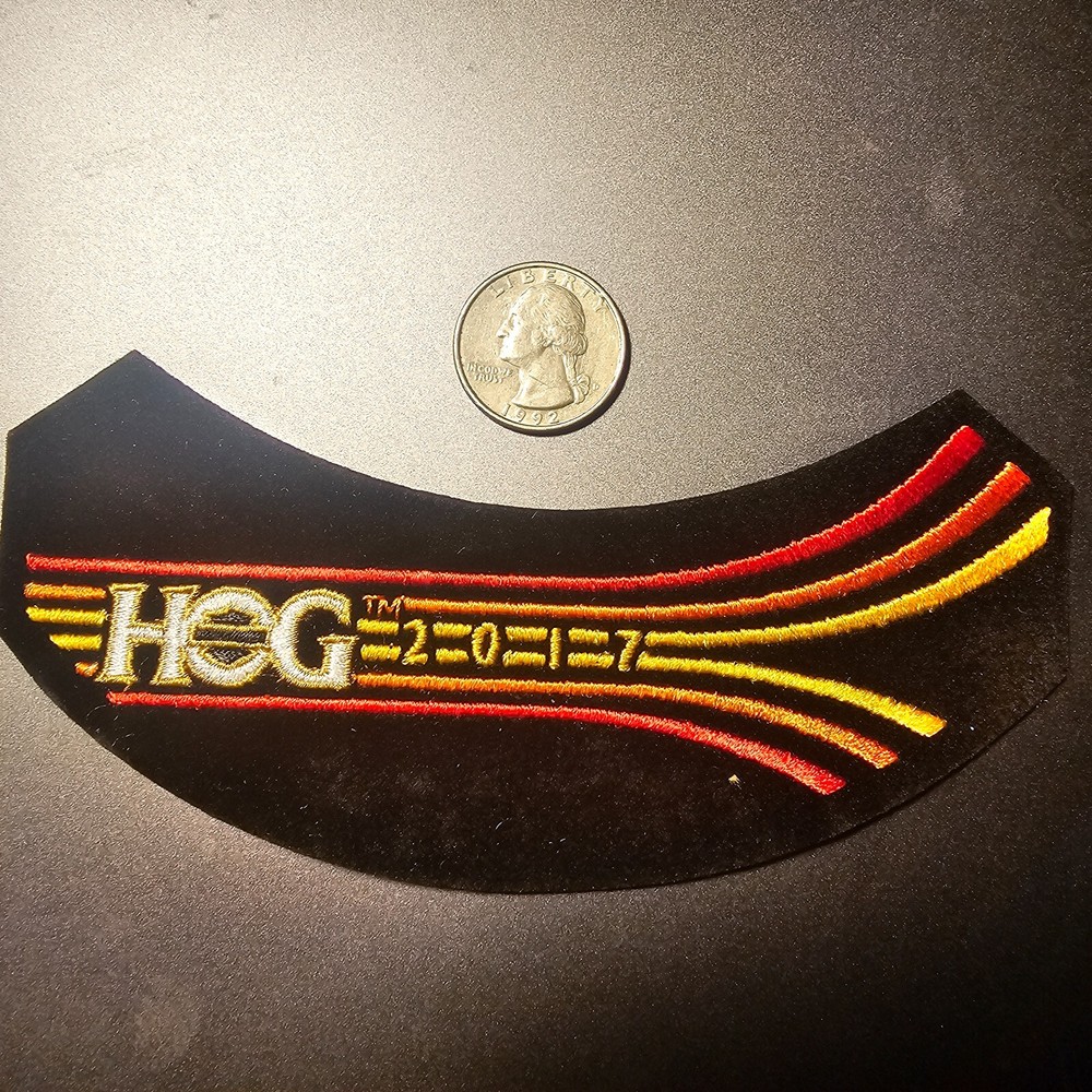 2017 HARLEY DAVIDSON OWNERS GROUP HOG H.O.G. VEST JACKET PATCH