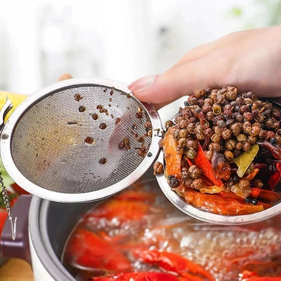 2PCS Stainless Steel Mesh Tea Infuser, 2.1 Inch Tea Ball, Strainer Tea Diffuser