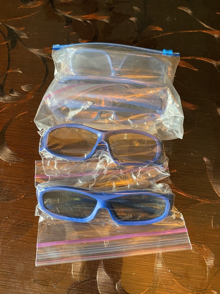 Master Image 3D glasses Blue Frame plastic 5 pairs
