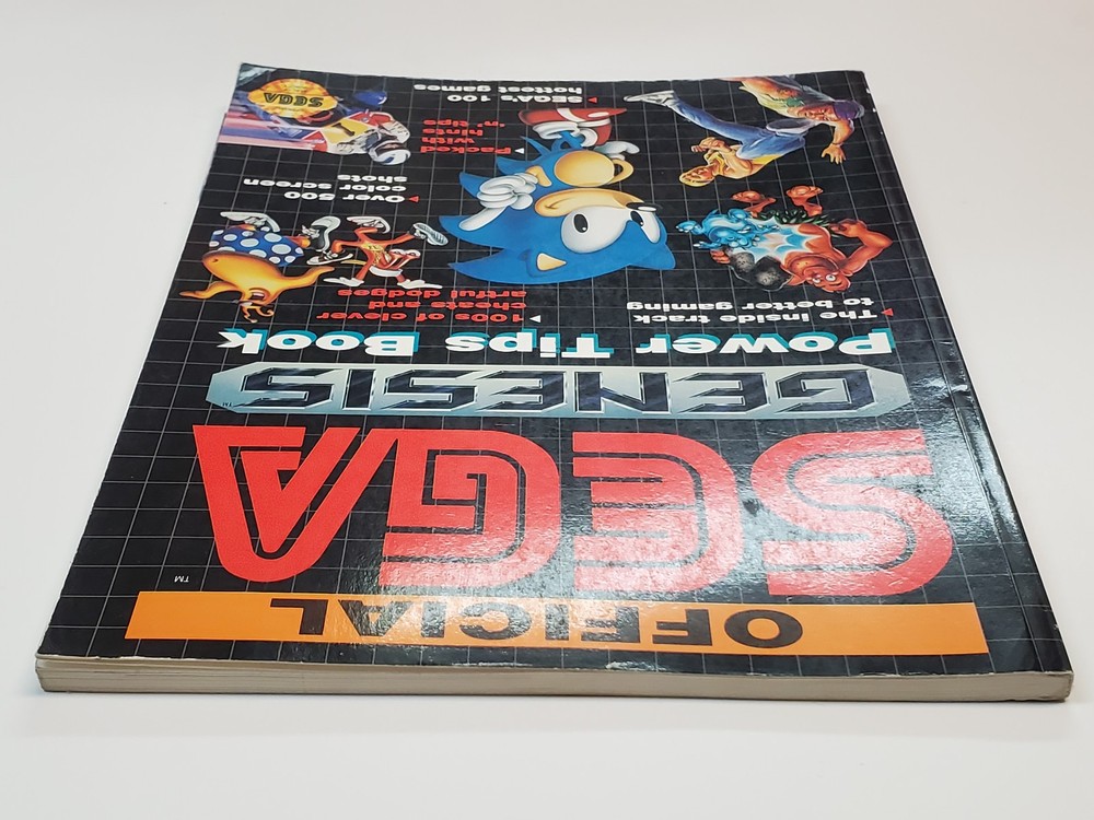 Sega Genesis Official Power Tips Book Guide Book ***
