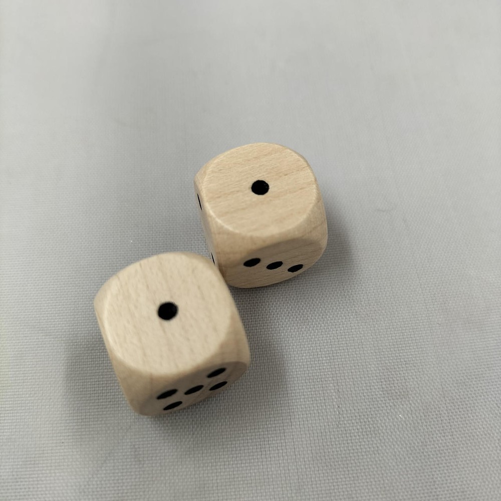 Hermes Dice With Pouch Used
