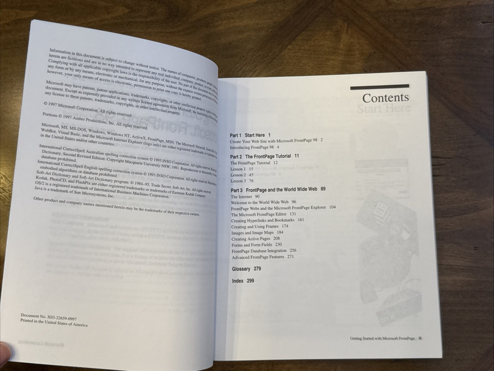 Getting Started with Microsoft FrontPage 98 Paperback Tutorial